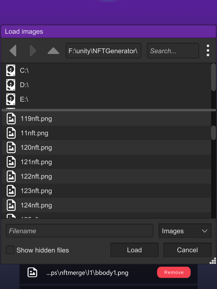 NFT Merge - NFT generator