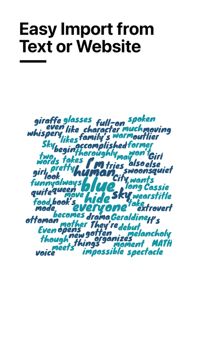 Word Collage Screenshot
