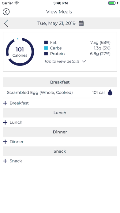 Options Health Coach Screenshot