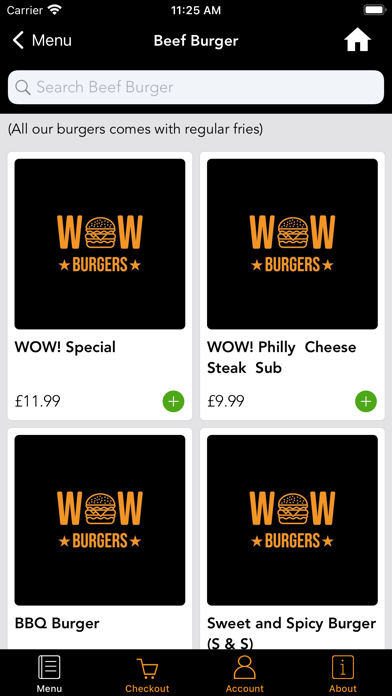 Wow Burgers Screenshot