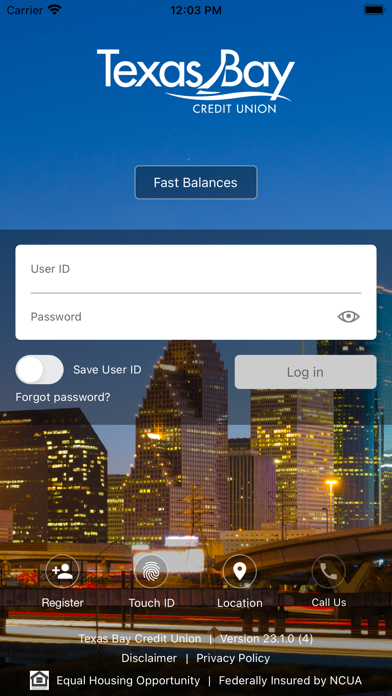 Texas Bay CU Screenshot