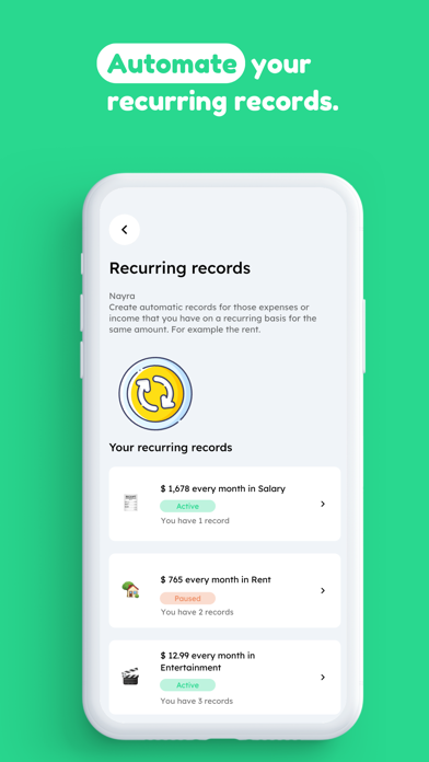 COIN Budget Planner Screenshot
