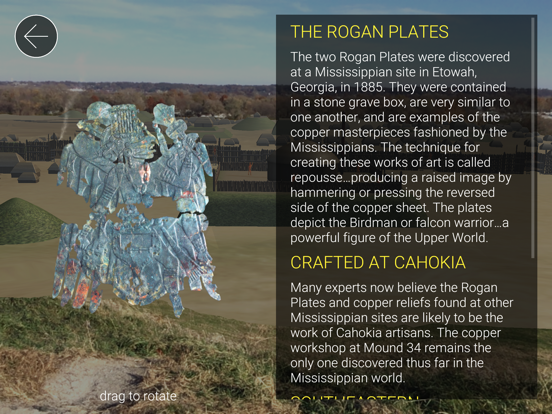 Cahokia AR Tour iPad screenshot 5 - Education app