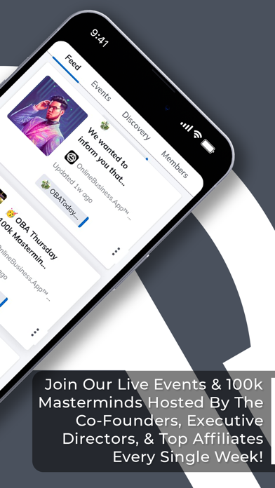 Online Business App Screenshot