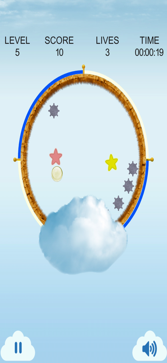 Roll the wheel and the ball