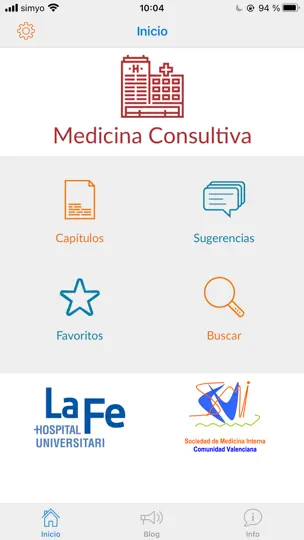 Captura de pantalla de Medicina Consultiva en iPhone 1