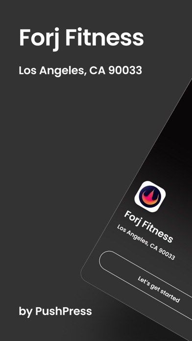 Forj Fitness Screenshot
