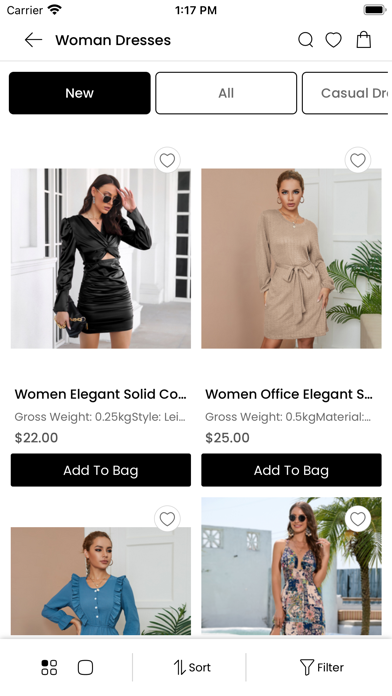 Caramelo Online Shopping App Screenshot