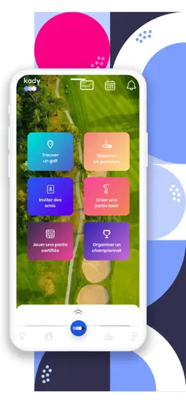 Game screenshot kady Golf, résa, scores & WHS mod apk