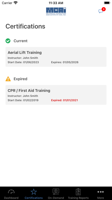 Training Vault Screenshot