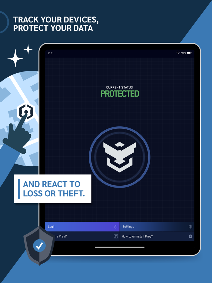 Prey Find My Phone and Security