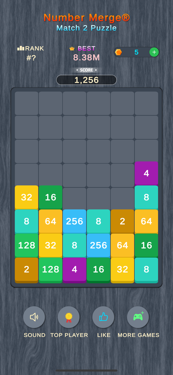 Number Merge® Match 2 Puzzle