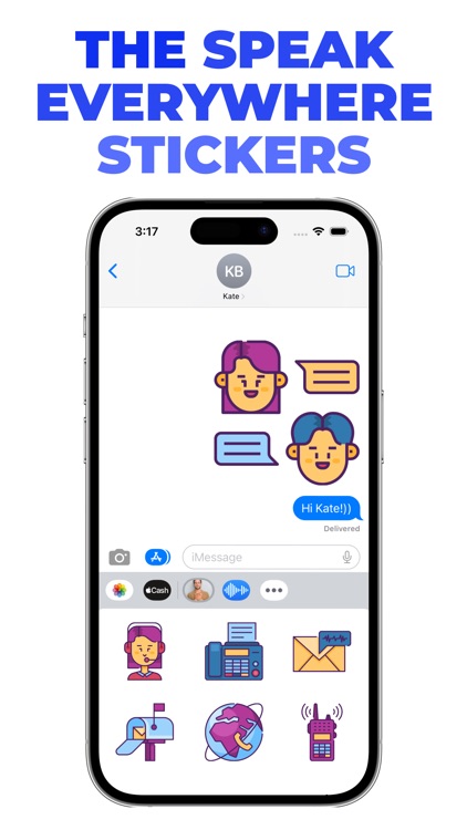 The Speak Everywhere stickers