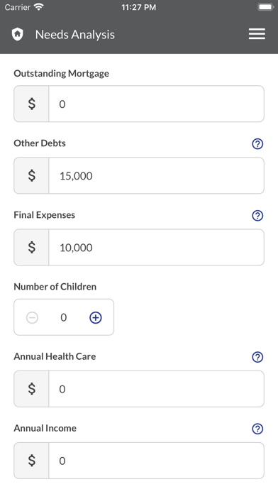 Shoreline Financial Life Quote Screenshot