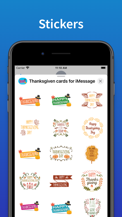 Happy Thanksgiving - stickers Screenshot
