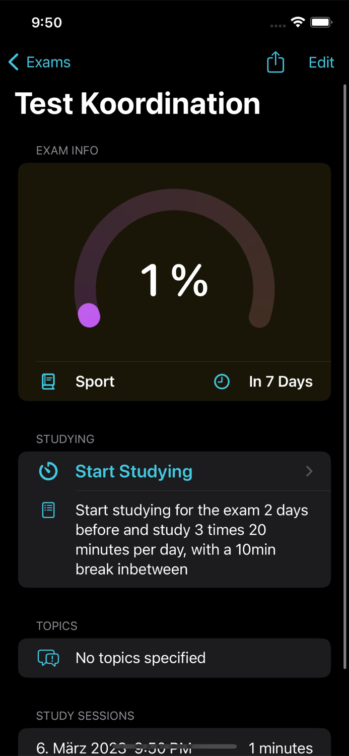 ExamEase - Planned Preparation