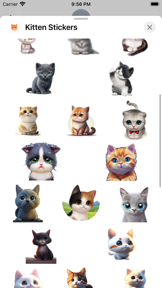 #2. Kitten Stickers (iOS) 由: Paul Scott