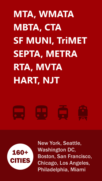 CityTransit: Bus & Train Times Screenshot