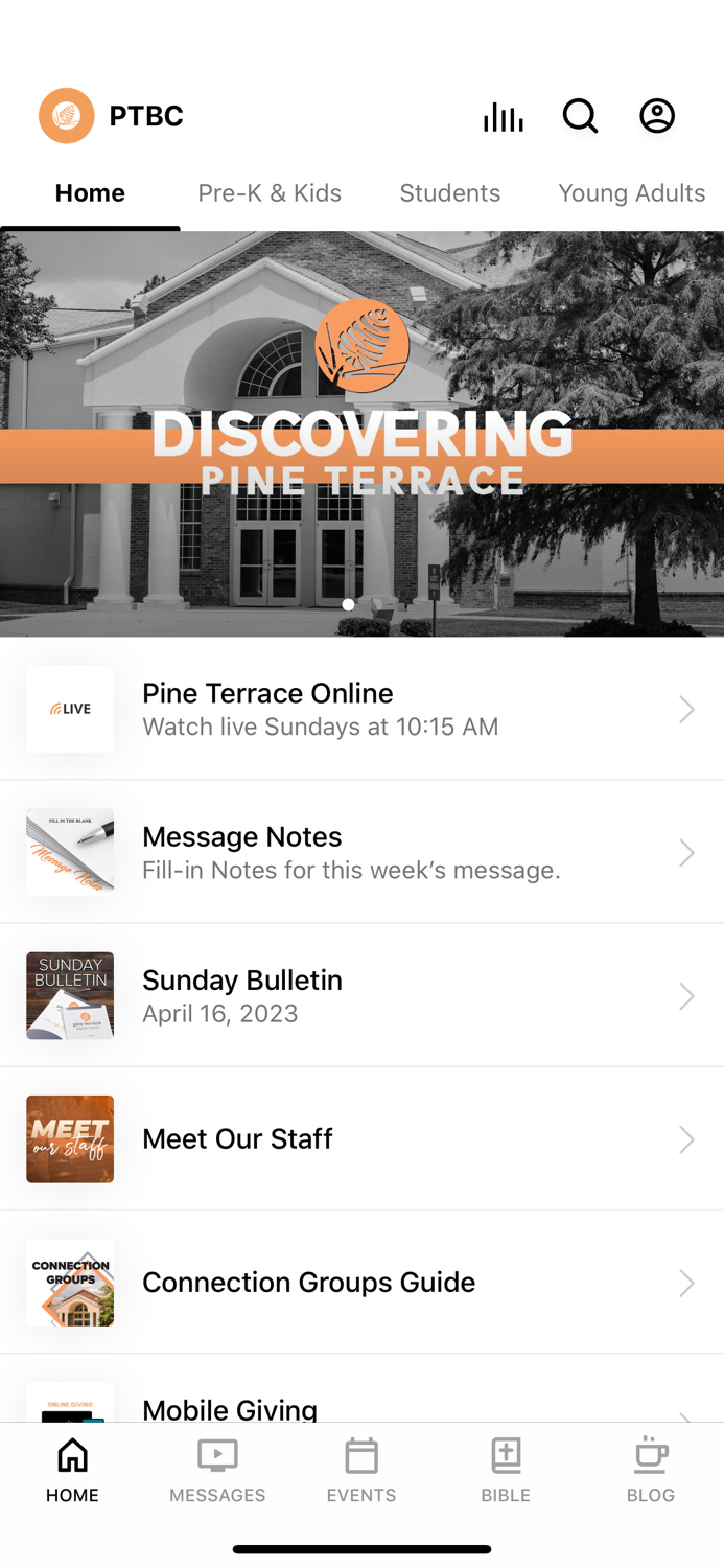 Pine Terrace Baptist Church