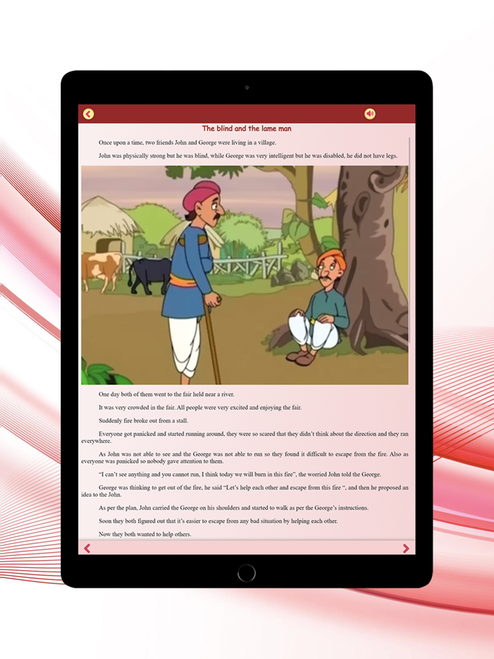 English story with real voice