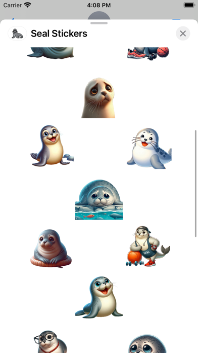 Screenshot #1 pour Seal Stickers
