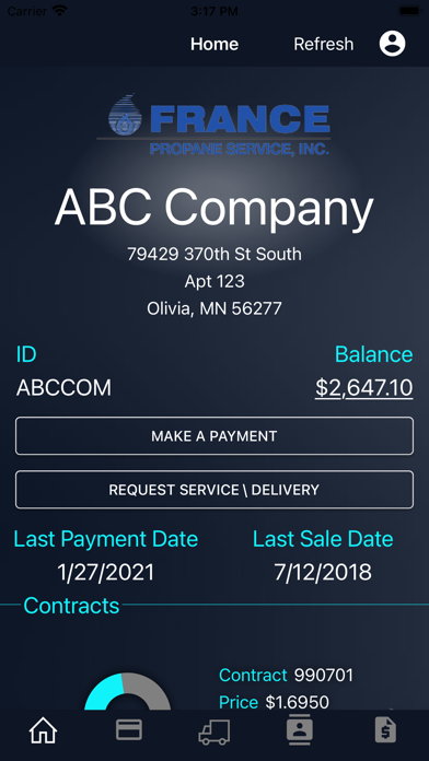 Screenshot 3 of France Propane Service Inc. App