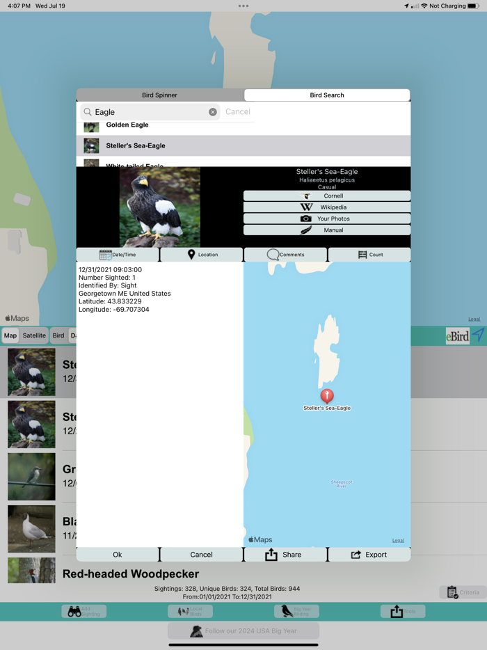 Big Year Birding ABA