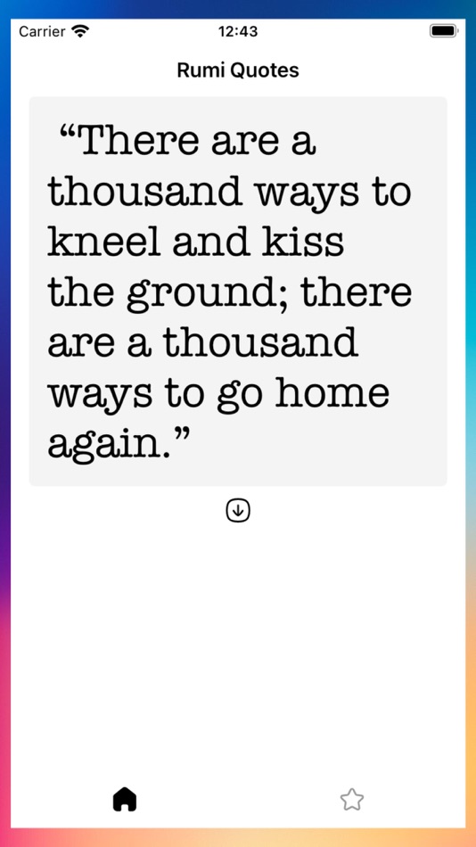 #1. Rumi Daily Quotes (iOS) 由: Hooman Amini