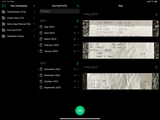 Scan Your Bills & Receipts iPad screenshot 4 - Business app
