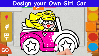 Girls Games - Princess Car Abc Screenshot
