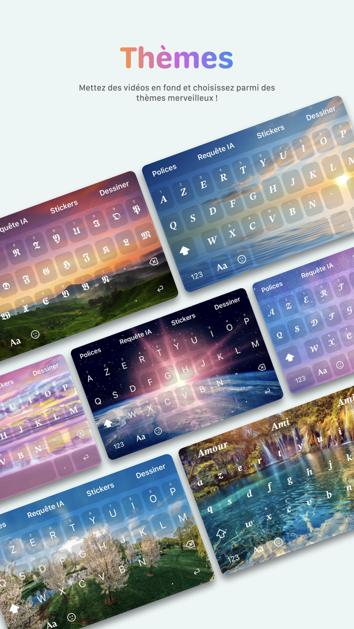 Polices du clavier - Nouveaux