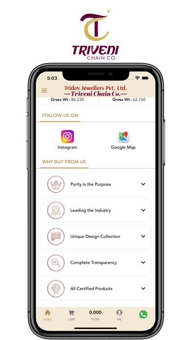 Tridev Jewellers-Triveni Chain Screenshot