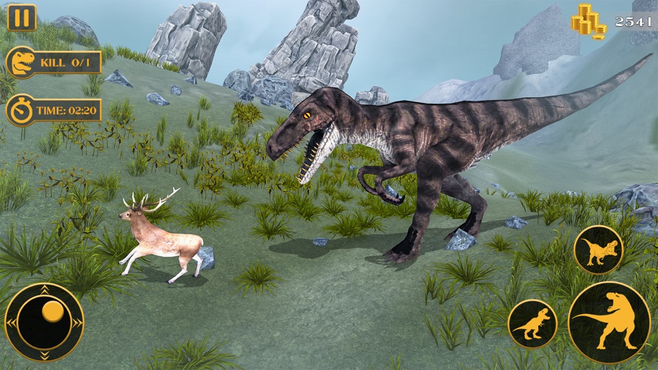 #3. JUNGLE DINO SIMULATOR 3D 2021 (iOS) 来自: Usman Musaddiq