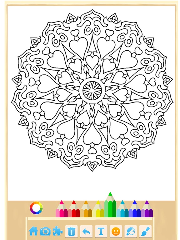 My Coloring Book Mandala