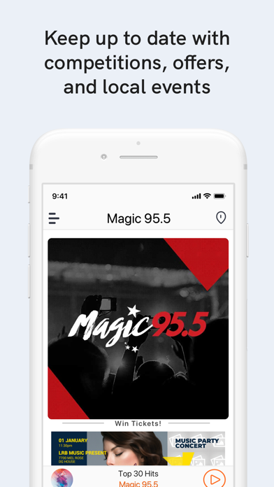 Magic 95.5 Screenshot