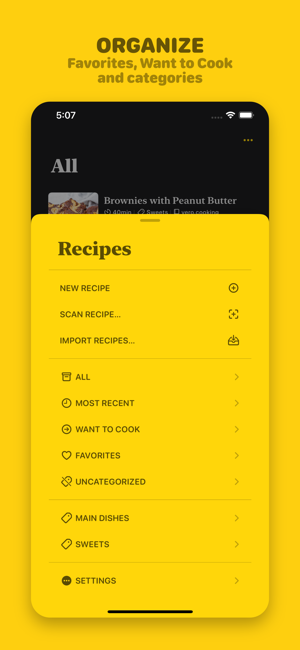 Mela - Recipe Manager Screenshot