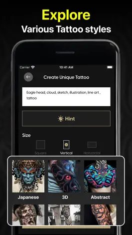 Game screenshot AI Tattoo Generator AI Tattoos apk