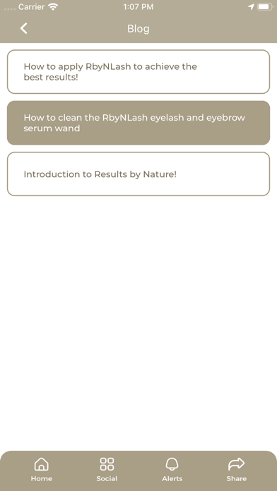 Results by Nature Screenshot