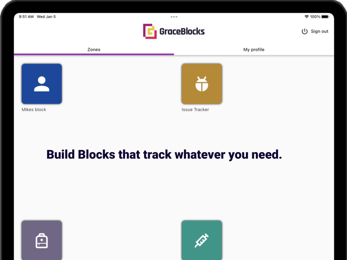 GraceBlocks mobile