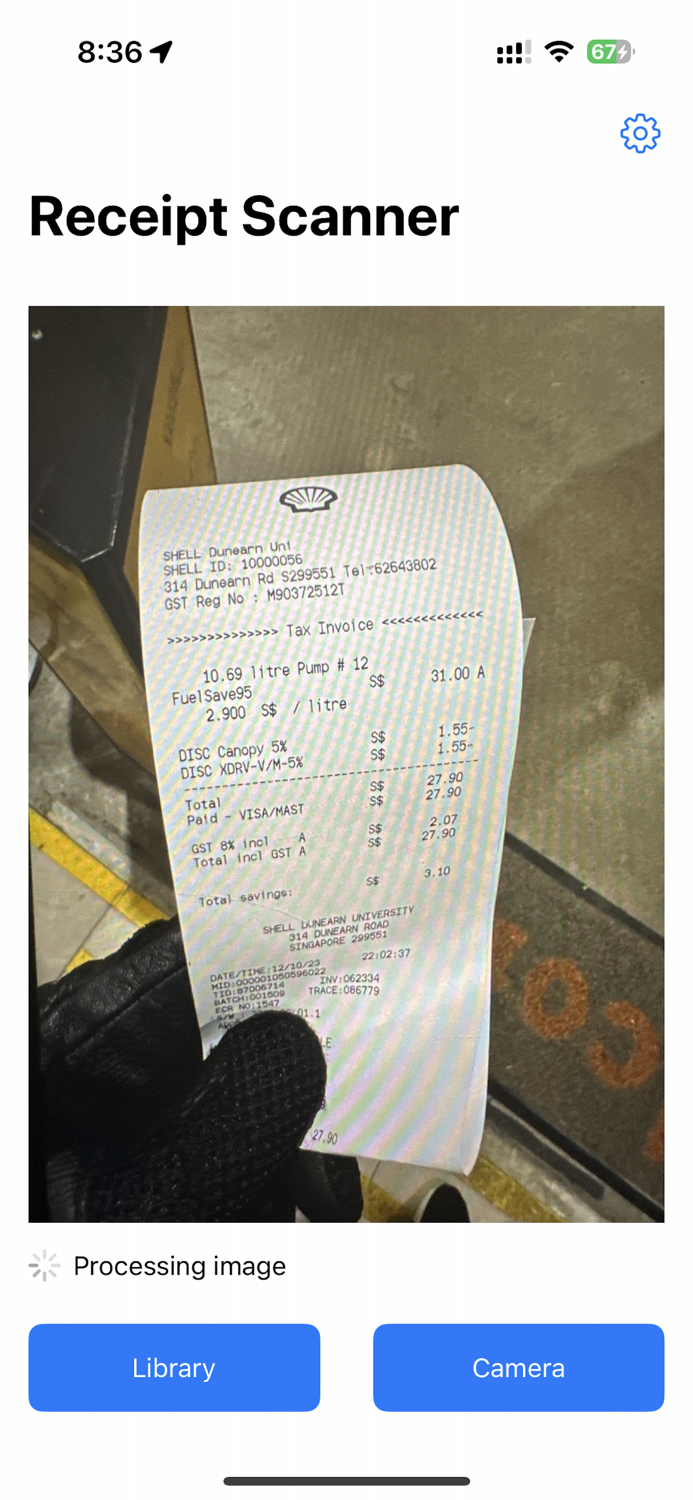 AI Receipt Scanner