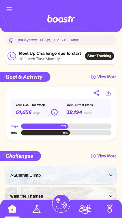 Boostr: Workplace Wellness Screenshot