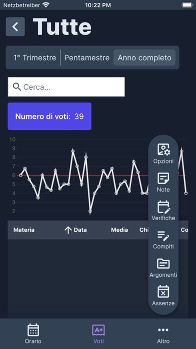 Registro Orsoline Screenshot