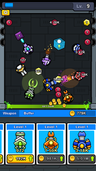 Gun War Balls Screenshot