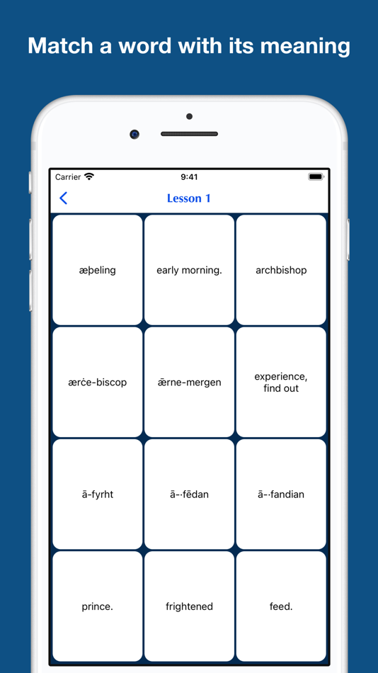 #7. Old English Glossary (iOS) Podle: Trang Hoai
