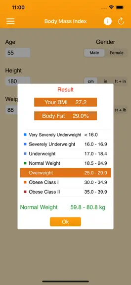 Game screenshot BMI Calculator for Men & Women mod apk