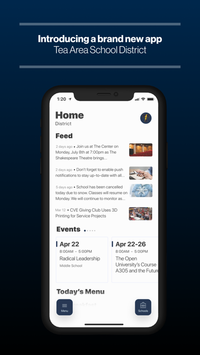 Tea Area School District Screenshot