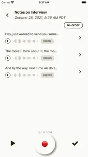 droplet: voice notes iphone screenshot 3