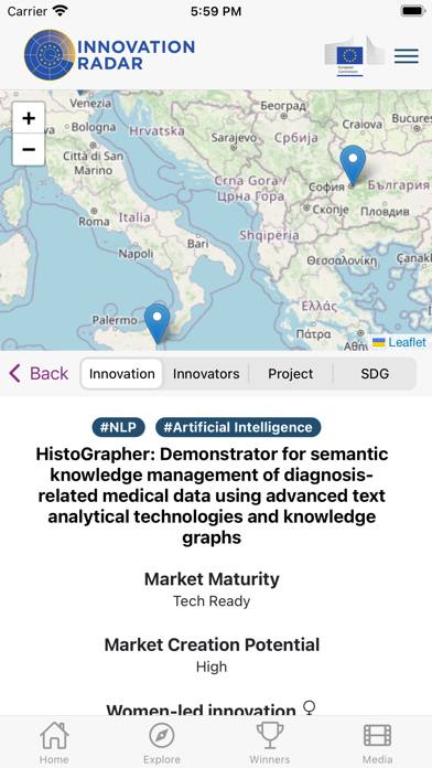 Innovation Radar Screenshot