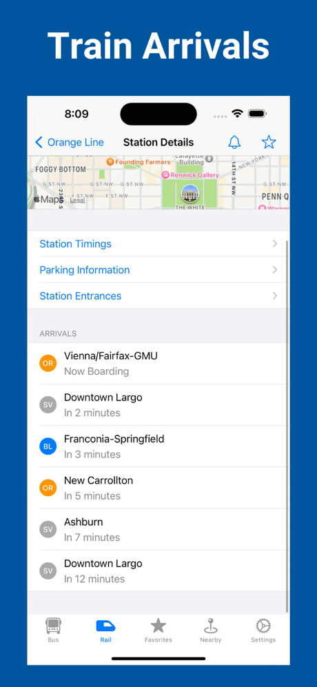 DC Metro & Bus – Schedules screenshot 2
