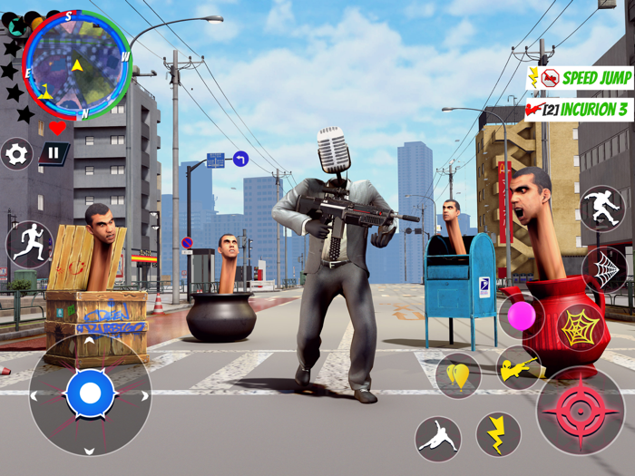 Toilet Head Grand Thief City